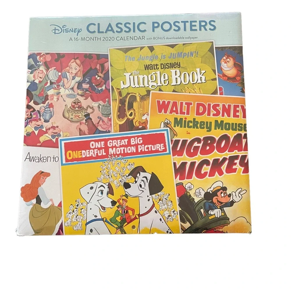 Meade 2020 Clasic Disney Posters 16 Month Calendar New Sealed
